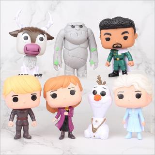 Funko POP Frozen 2 7 Cái Elsa  Công chúa Anna Olaf Snowman Hành động Hình Người mẫu Hình Đồ chơi