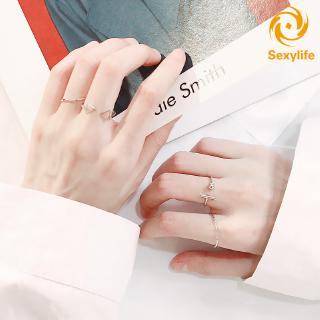 Set 4 Nhẫn Nữ Thời Trang Cá Tính