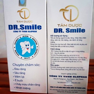Sâu răng, nhiệt miêng, hôi miêng, viêm lợi, ê buốt, chảy máu chân răng - dr smile tâm dược