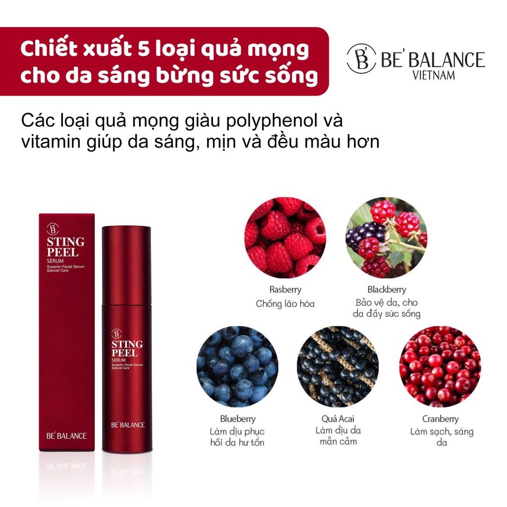 Tẩy tế bào chết dưỡng da Bebalance Sting Peel Serum 30ml