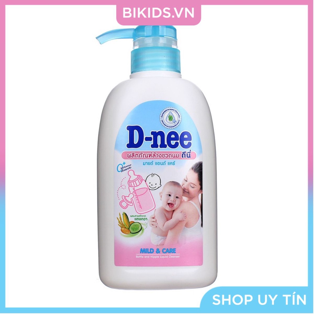 Nước rửa bình sữa và rau quả D-nee 500ml can