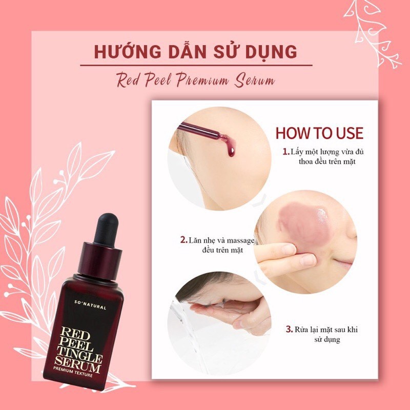 Tẩy da chết hóa học Red Peel Tingle Serum