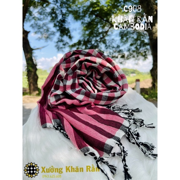 [XẢ 100cái] KHĂN RẰN CAMBODIA ĐỦ MÀU 1m7x0m6 CHẤT COTTON MỀM DÀY DẶN THẤM HÚT MỒ HÔI CỰC TỐT