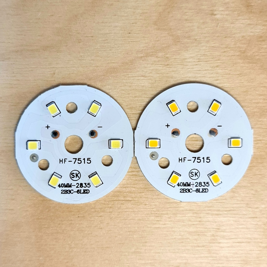 Vỉ led tròn 3W,5W 40mm dùng thay thế cho đèn trang trí