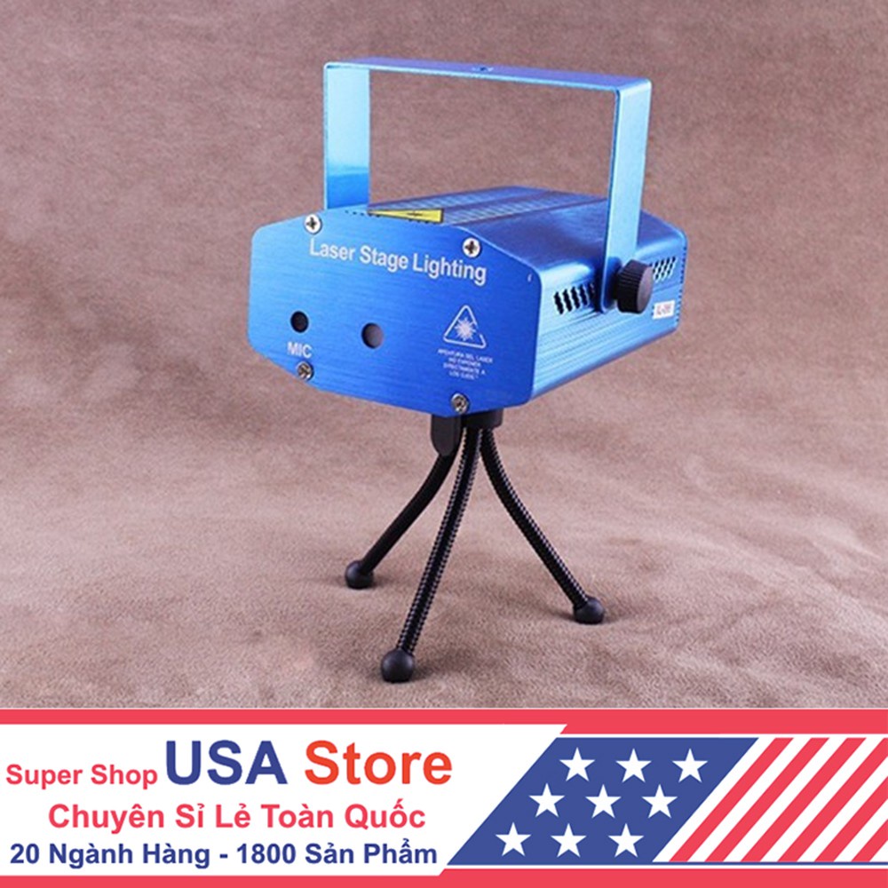 Đèn Chiếu Laser Vũ Trường Cảm Biến Âm (Mẫu Chấm Bi)