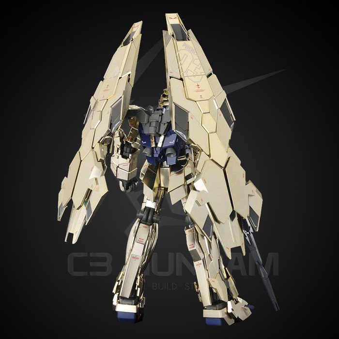 MÔ HÌNH LẮP RÁP BANDAI MG 1/100 RX-0 UNICORN 03 PHENEX ( GOLD COATING) GUNDAM UC GUNPLA CHÍNH HÃNG NHẬT BẢN