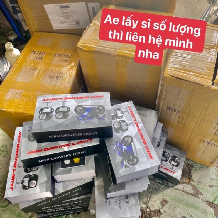 Đèn Trợ Sáng Mini Bi Cầu Loại 1 + Tặng công tắc đèn