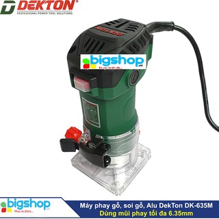 Máy phay góc, máy soi dekton dk-635m phay nhựa , phay alu , phay gỗ thuận tiện