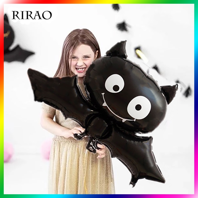 Bong Bóng Lá Nhôm Hình Nhện Trang Trí Halloween