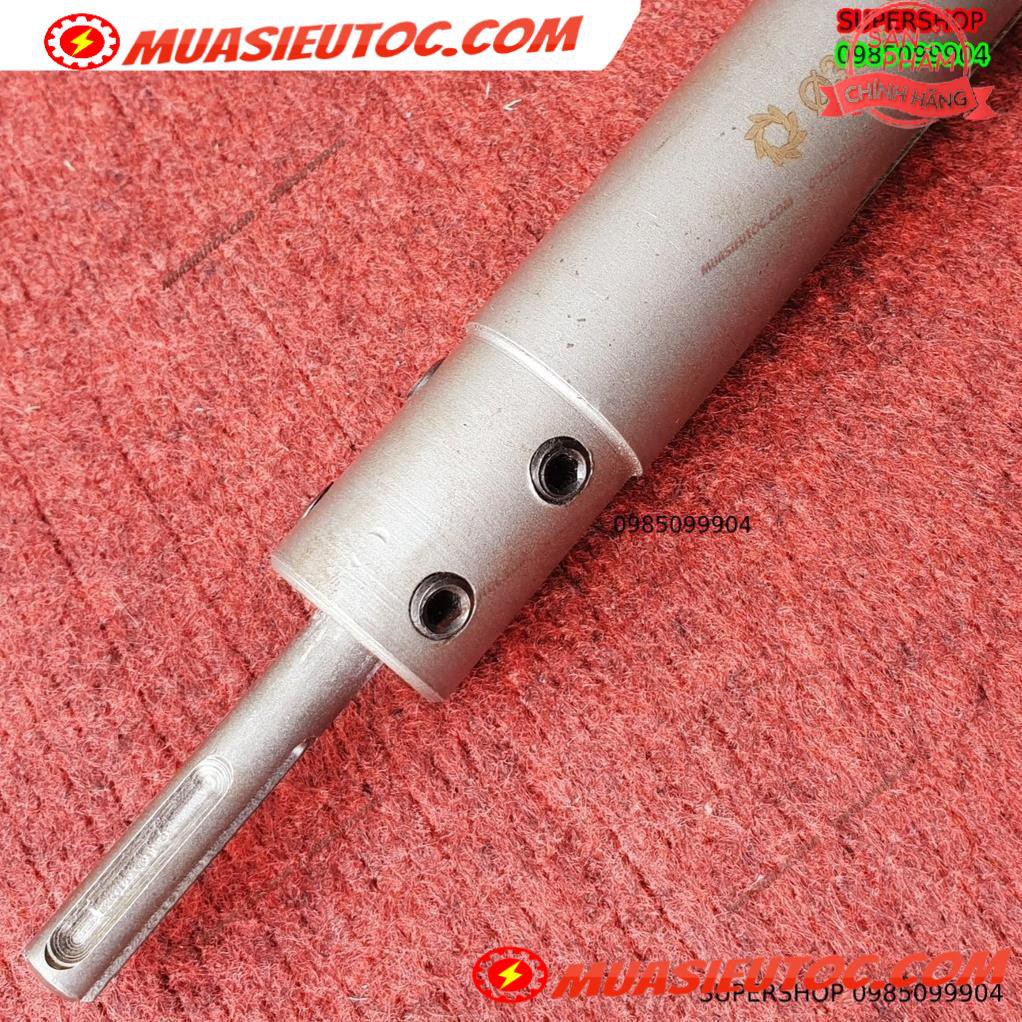 Mũi khoan rút lõi khoét tường gạch sâu Phi 30 x 120 mm không khoan bê tông, không khoan chế búa