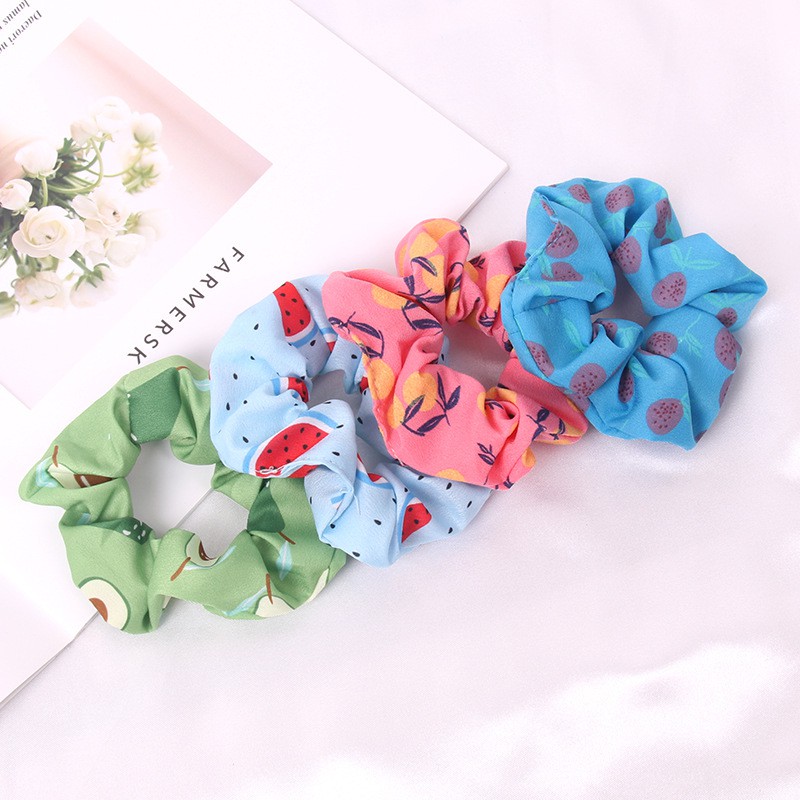 Dây buộc tóc hình trái cây xinh xắn cho nữ