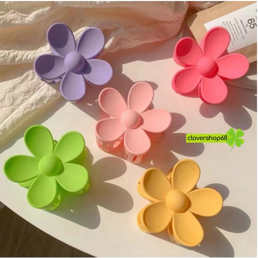 Kẹp tóc càng cua hình hoa mai 5 cánh  Clovershop68