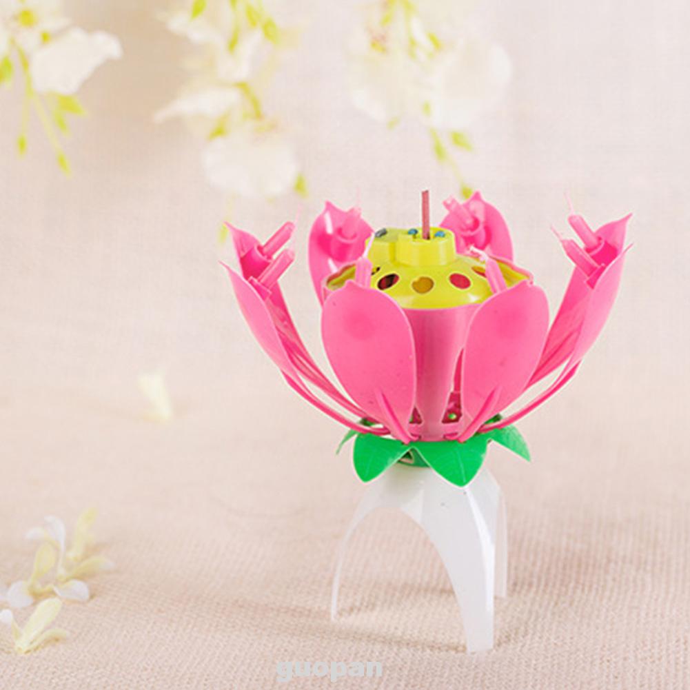 Nến Sinh Nhật Hình Bông Hoa Phát Nhạc