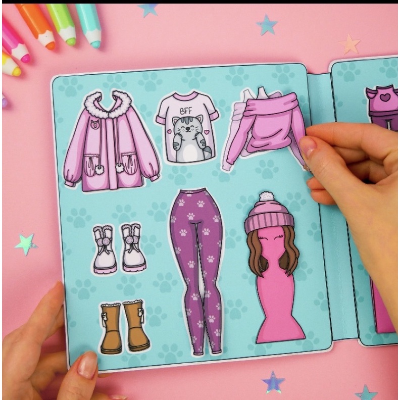 NGÔI NHÀ BÚP BÊ GIẤY KITTY