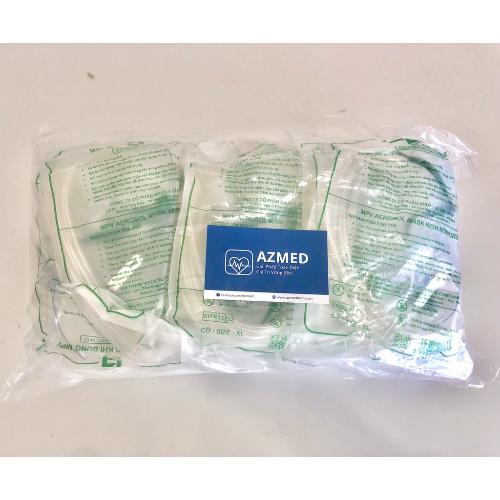 Mask khí dung MPV size M- size XL /Mask oxy M-XL/Face Mask Adult M