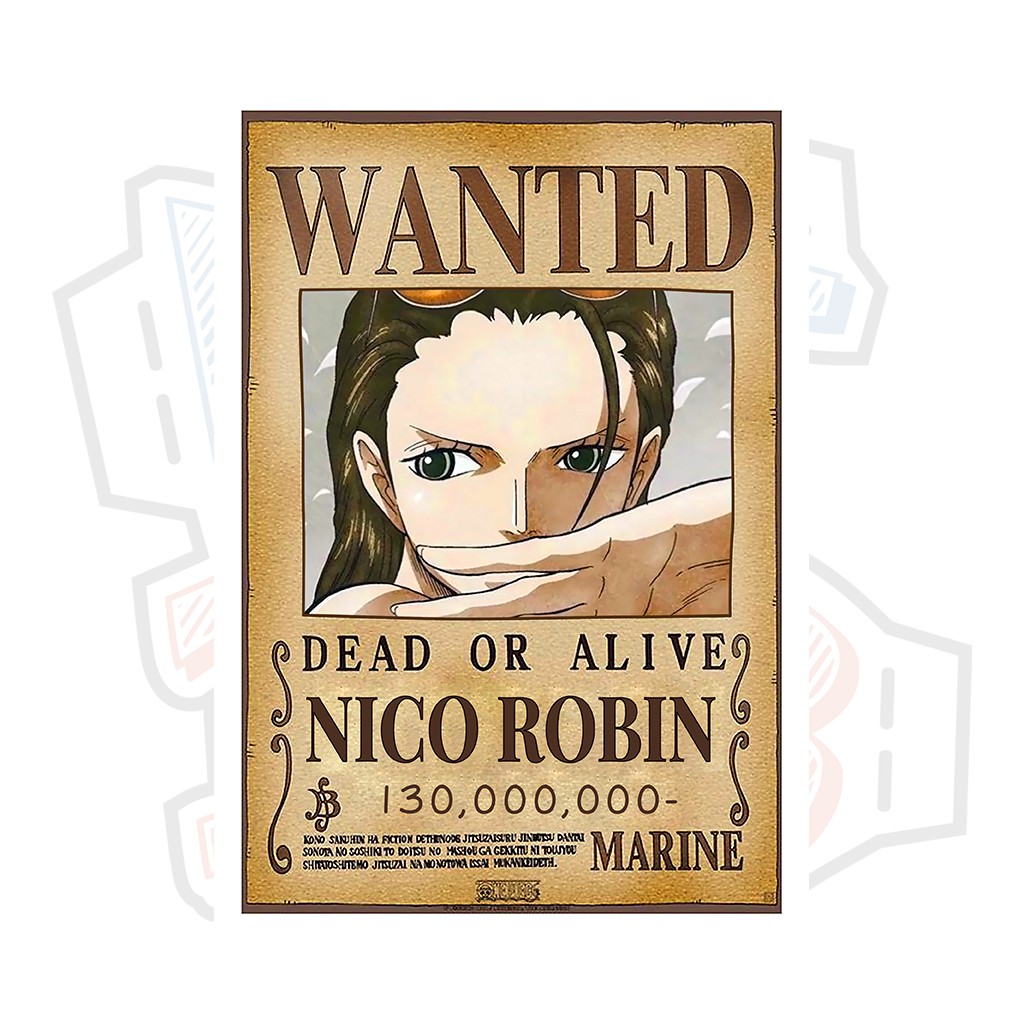 Poster truy nã Nico Robin (Timeskip) - One Piece