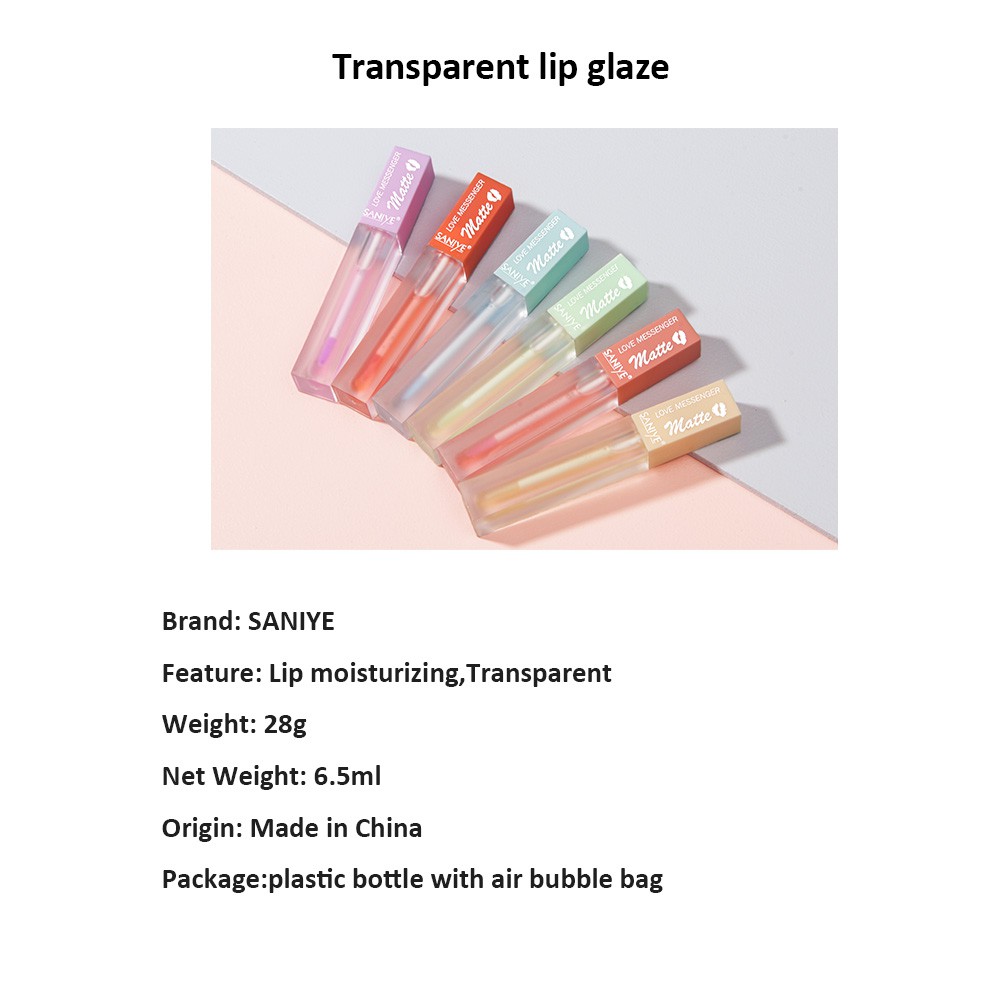 Dầu bóng dưỡng môi trong suốt hiệu SANIYE L1137 chính hãng 6g | BigBuy360 - bigbuy360.vn