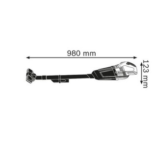 MÁY HÚT BỤI DÙNG PIN BOSCH GAS 18V-LI (KHÔNG PIN KHÔNG SẠT)