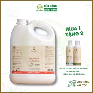 Nước Rửa Rau Củ Quả Trái Cây Hải Sản Tôm Cua Cá Từ Dứa Hữu Cơ Fuwa 3e An Toàn Cho Cả Gia Đình 3.8l