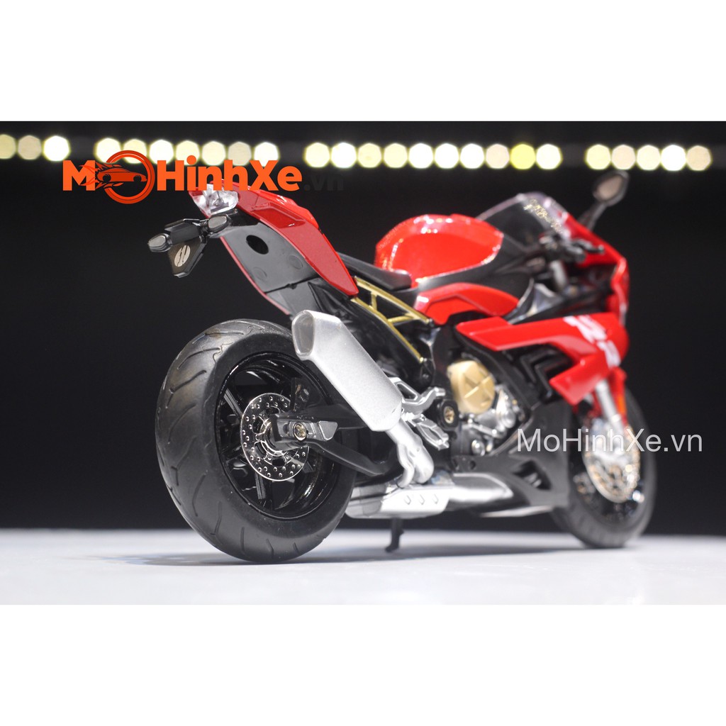 MÔ HÌNH XE BMW S1000RR 2020 1:12 HUAYI MODEL