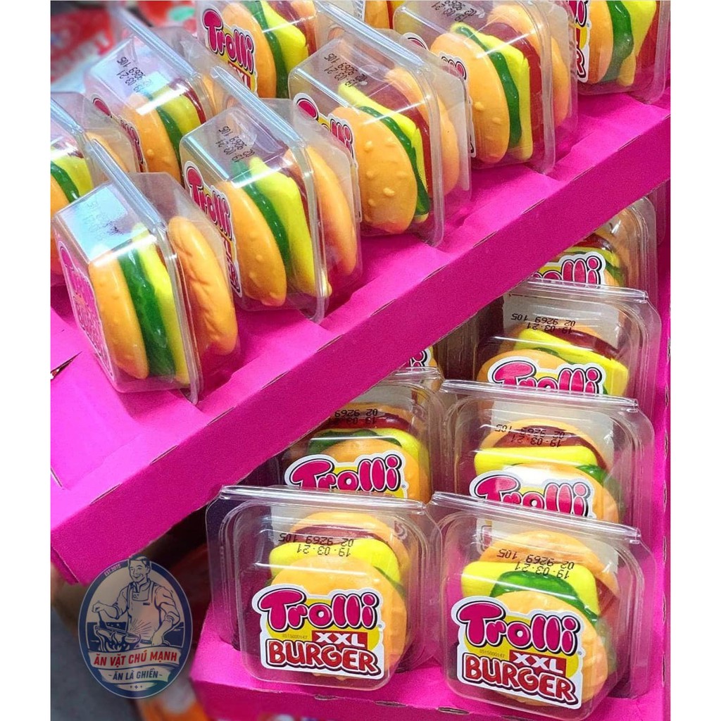 Kẹo Dẻo Trolli Hình Pizza/Hamburger