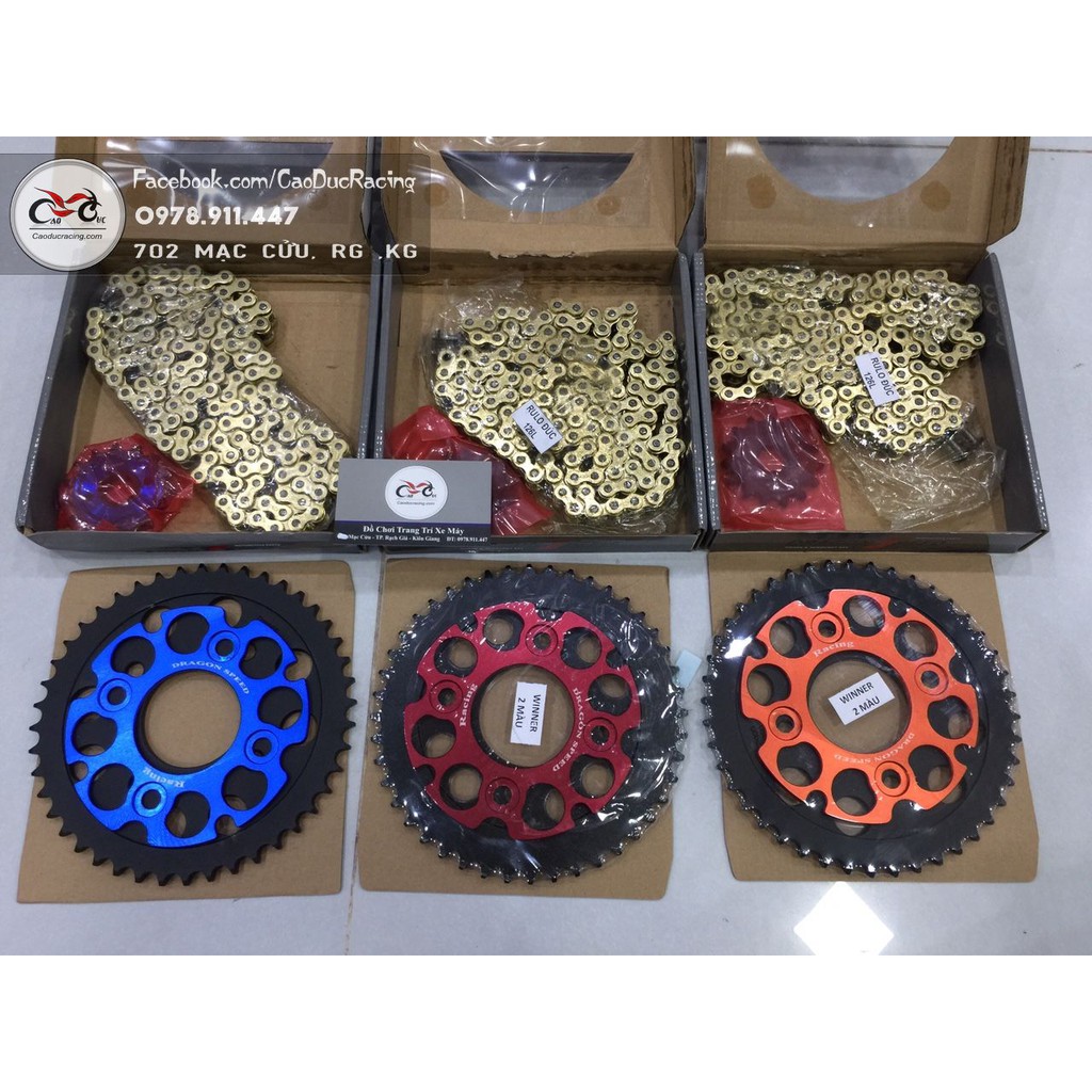 Nhông sên đĩa RULO ĐÚC WINNER size zin