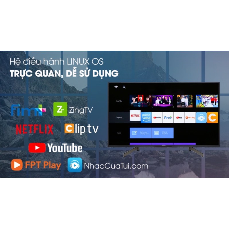 Tivi Sony smart 4k cơ bản 55 inch 55W700G | BigBuy360 - bigbuy360.vn