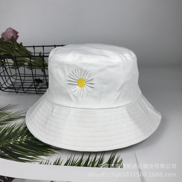[Hàng sẵn] Mũ bucket hoa cúc GD siêu xinh