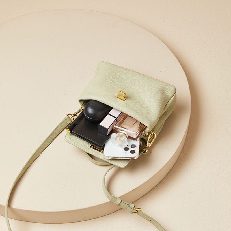 Túi xách đeo vai IELGY hình vuông cỡ nhỏ cầm tay thời trang cho nữ