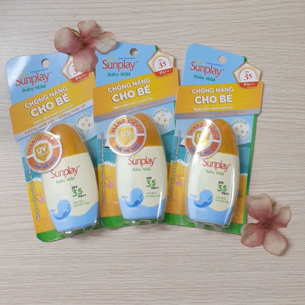 Sữa chống nắng cho bé và da nhạy cảm Sunplay Baby Mild SPF 35, PA++ 30g - Rohto Chưa Có Đánh Giá