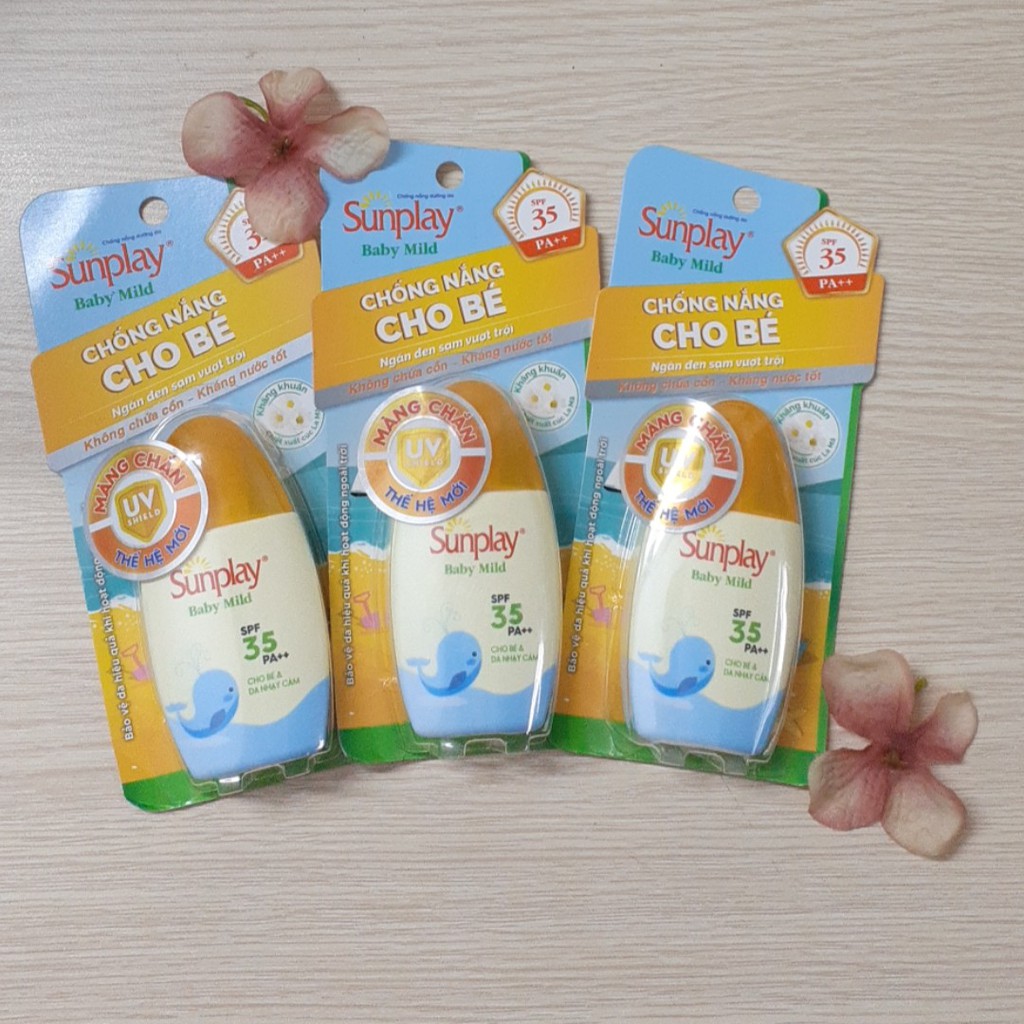 Sữa chống nắng cho bé và da nhạy cảm Sunplay Baby Mild SPF 35, PA++ 30g - Rohto Chưa Có Đánh Giá