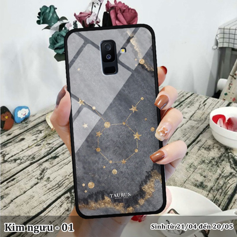 Ốp kính samsung A6 Plus 2018 in cung hoàng đạo | BigBuy360 - bigbuy360.vn