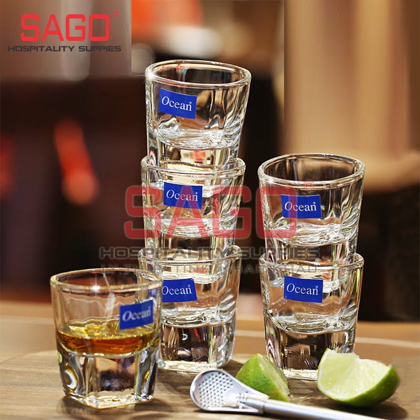 Ly Thủy Tinh Ocean Plaza Shot 55ml , Nhập Khẩu Thái Lan