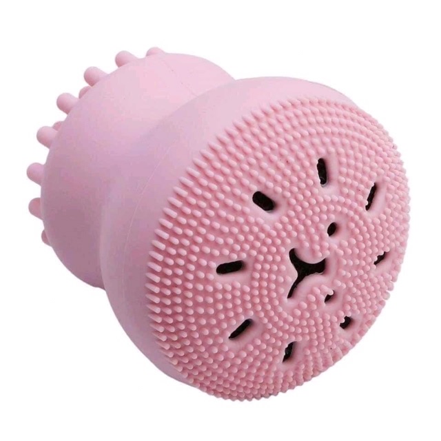 Rửa mặt silicon hinhh bạch tuộc siêu tạo bọt