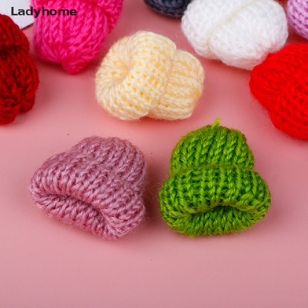 Set 30 nón len mini dễ thương dùng làm đồ chơi búp bê