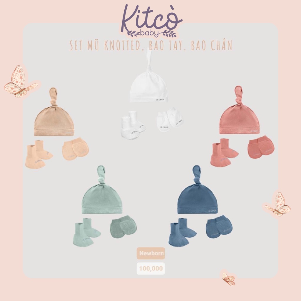 LE COON Set mũ, bao tay, bao chân