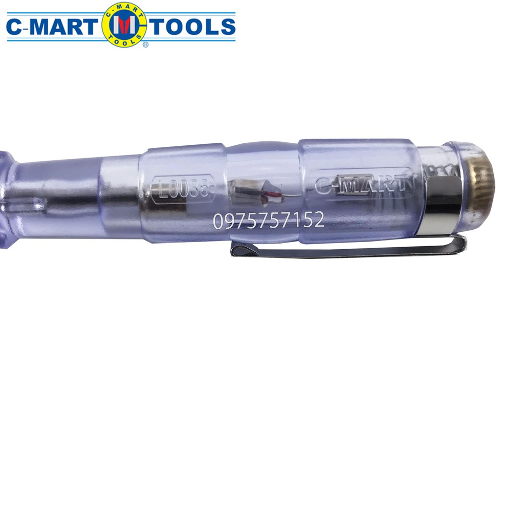 Bút Vít thử điện AC100-500V 145mm C-Mart L0036