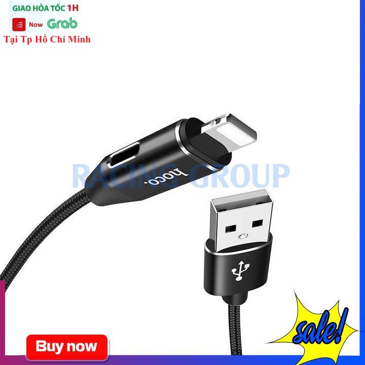 Cáp Sạc Nhanh Hoco Uf01-Cổng-Kiêm Jack Cắm Tai Nghe Cho IP/tablet táo