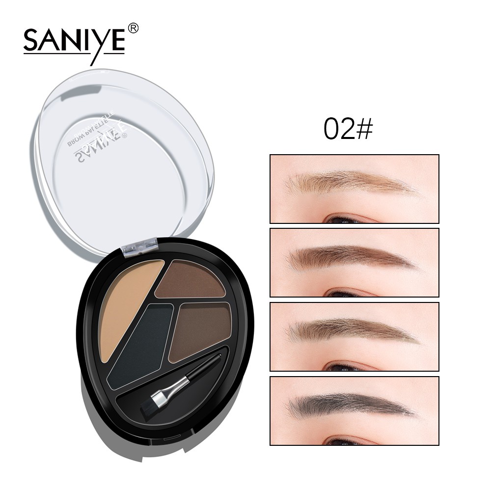 Bảng phấn mắt SANIYE E0492 chống thấm nước có cọ 0.54g