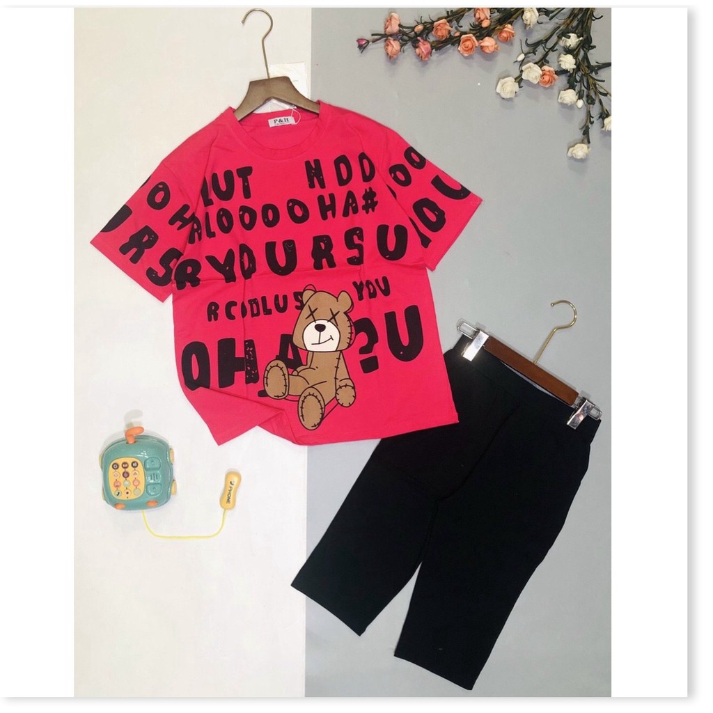 Set bộ đồ mặc nhà nữ quần lửng áo thun phong cách cho chị em KOKO MI STORE