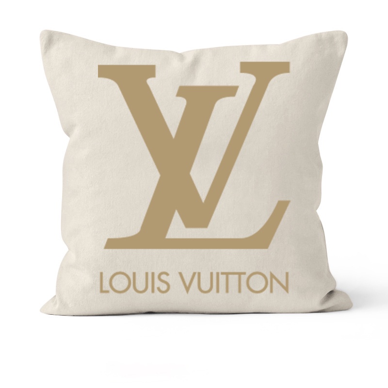 Louis Vuitton  Bao gối vải Cotton lanh in họa tiết LV nhiều màu sang trọng Bắc Âu trang trí nhà cửa/xe hơi/giường ngủ trưa