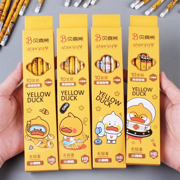 Hộp bút chì 10 chiếc vịt con dễ thương