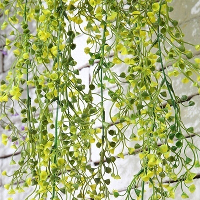 Cây hoa dây leo ivy/nho/hoa lụa nhân tạo xinh xắn treo trang trí nội thất/vườn/tiệc cưới