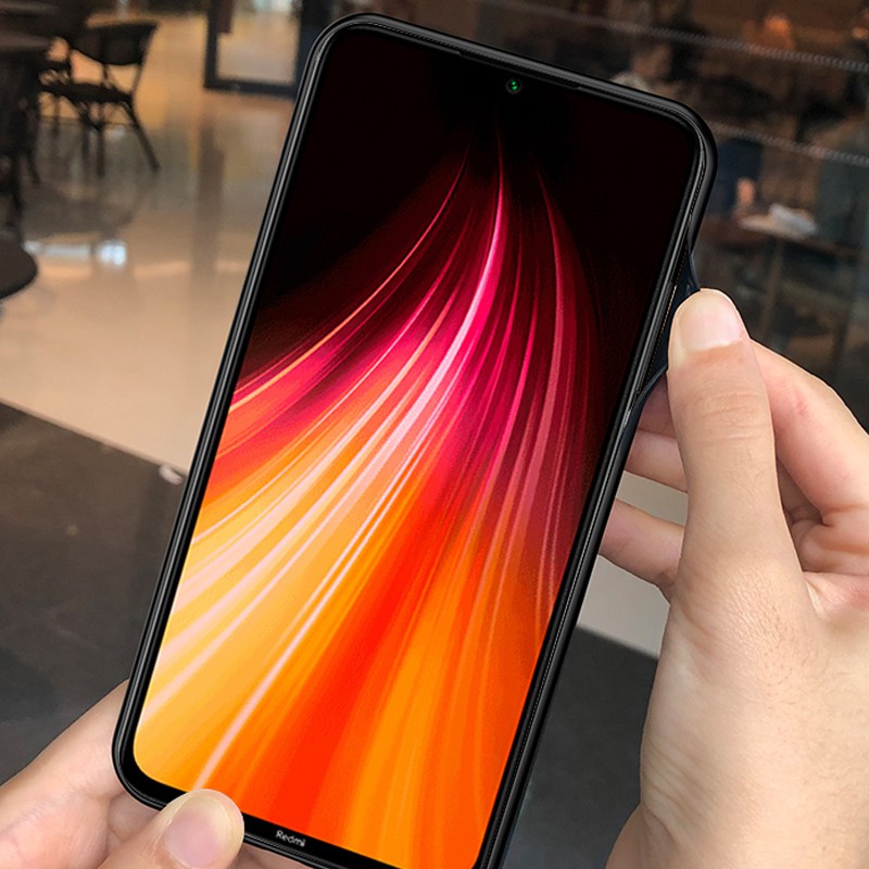 Ốp điện thoại cứng có giá nhẫn trang trí đính đá cho Xiaomi Redmi Note 8 Note 8 Pro