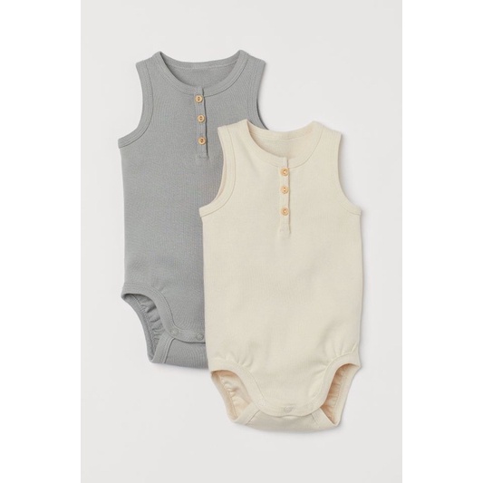 Set 2 body ba lỗ HM auth