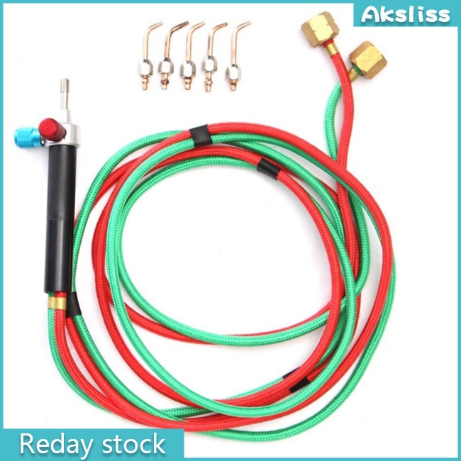 Bộ Súng Hàn Khí Oxy Mini Kèm 5 Đầu Hàn Cho Thợ Kim Hoàn