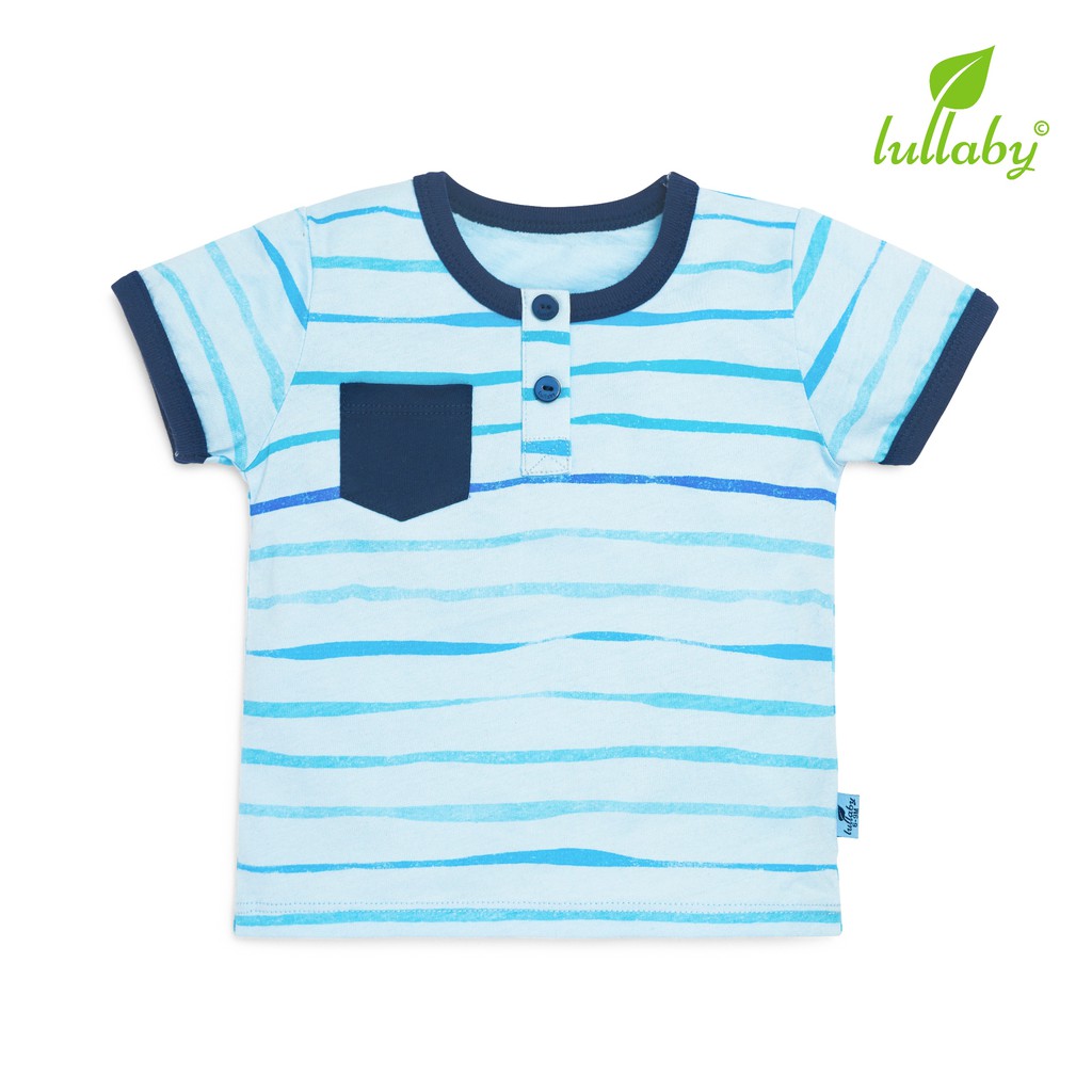 LULLABY Áo bổ nẹp bé trai NH0218