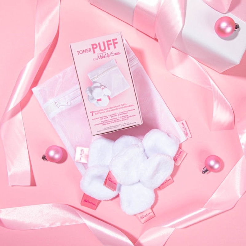 Bộ bông thấm Toner Puff 7 miếng và 5 miếng 2-in-1 Makeup Eraser