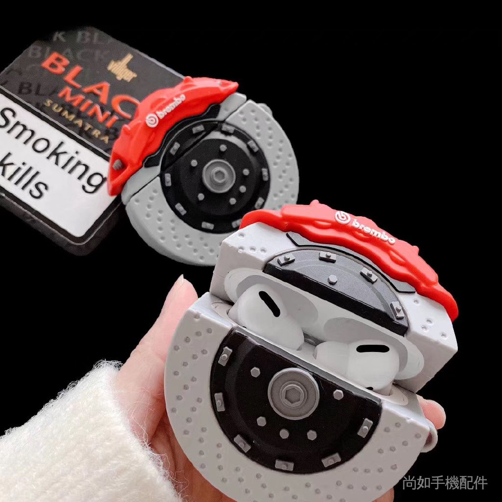 Vỏ Bảo Vệ Hộp Sạc Tai Nghe Bluetooth Không Dây Airpods 1 / 2 / pro 3 / pro 3 Hình Bánh Xe Hơi Sáng Tạo