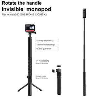 Gậy Chụp Hình Tự Sướng Xoay Được Cho insta360 one r x2 gopro max